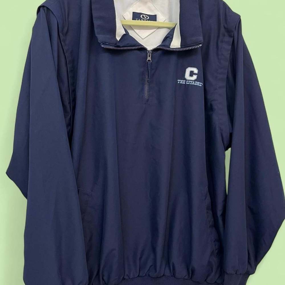 Vintage The Citadel Collegiate Logo Windbreaker Jacket